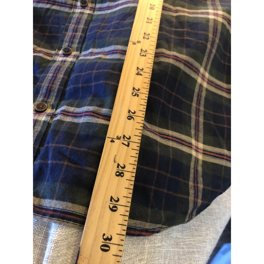 Joules Shirt Mens Large Green Plaid Buchannan Classic Long Sleeve Button Down - Picture 5 of 9